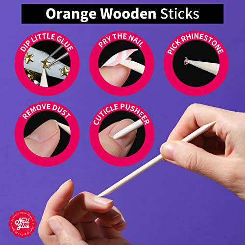 Teenitor Press On Nail Glue 3 Pack with Files