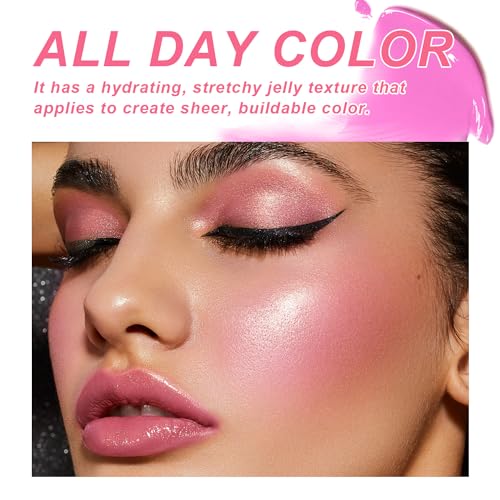 Jelly Blush Contour Stick Trio - Waterproof Cheek & Eye Makeup Set