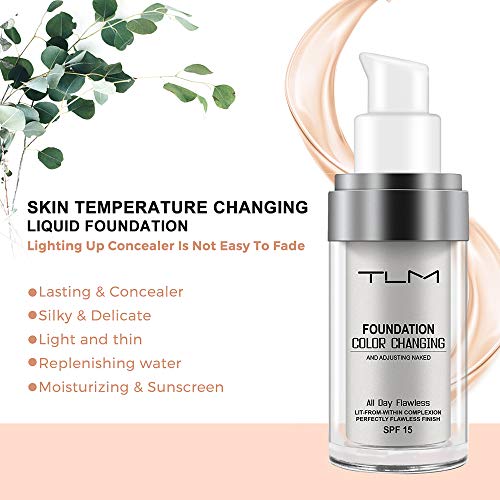 Colour Changing Foundation with SPF15 Sunscreen - 2 Pack