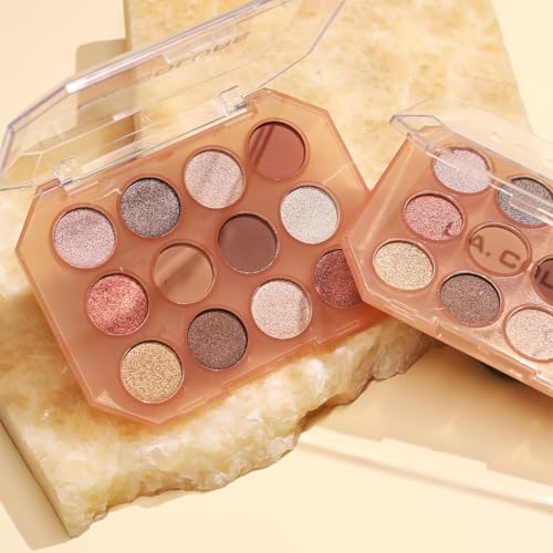 L.A. COLORS 12 Color Eyeshadow Palette, Surreal C69012 (Pack of 2)
