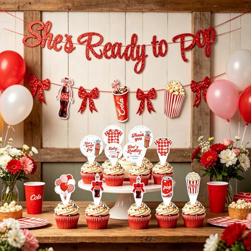 She's Ready to Pop Banner - Retro Soda Shower Decor