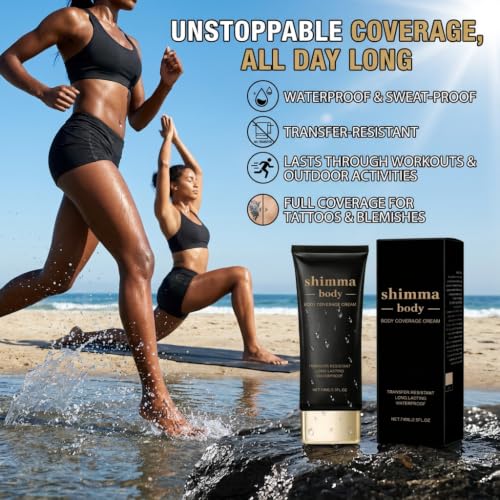 Waterproof Body Makeup Foundation for Legs & Face, Long-Lasting & Natural Finish