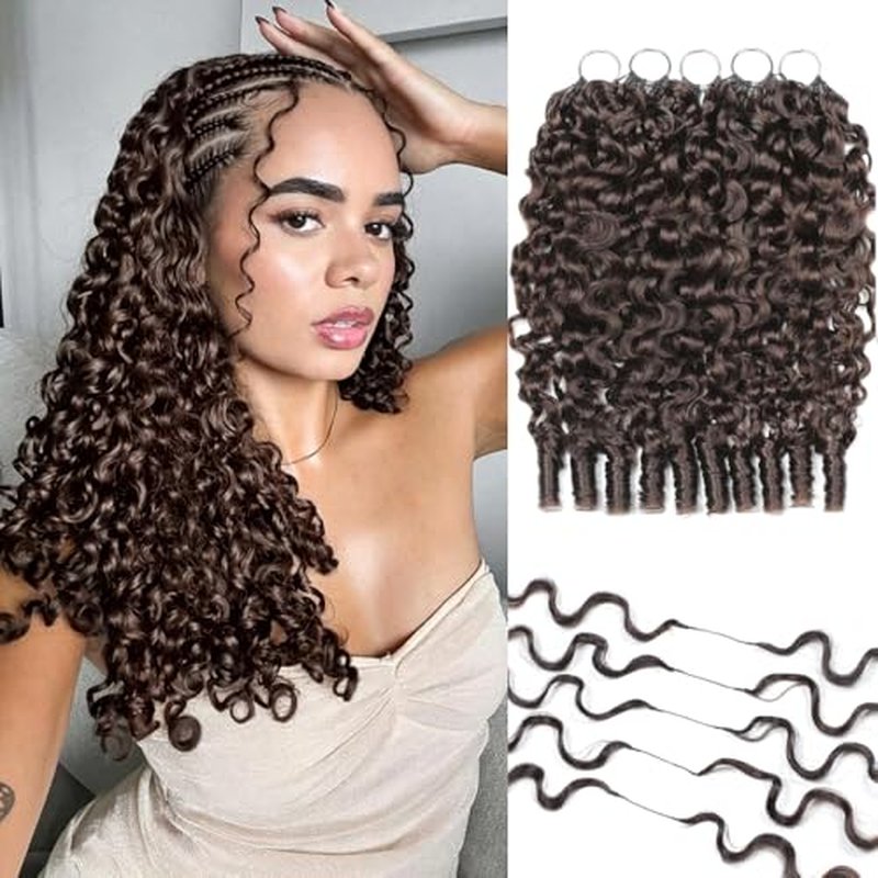 Feather Crochet Human Hair 18 Inch 125g Burmese Curly