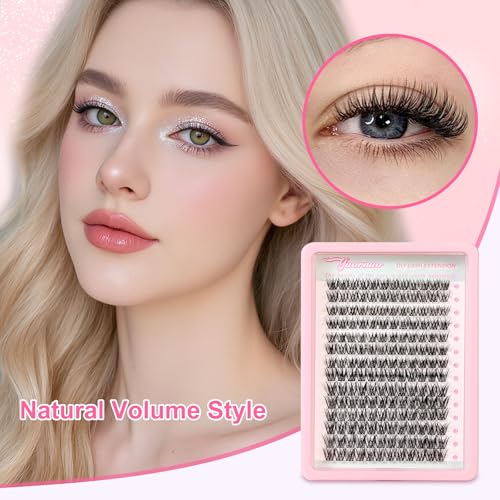 Lash Clusters 10-12mm Wispy Natural Eyelash Extensions 168 PCS