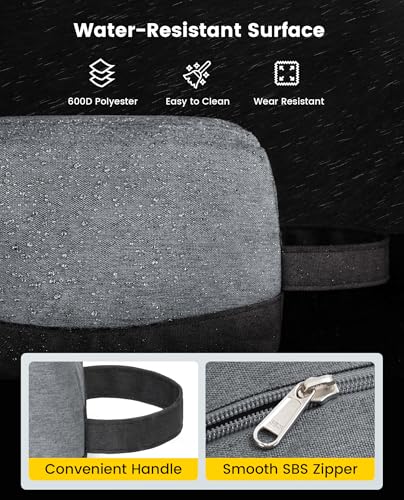 Vorspack Water Resistant Toiletry Bag for Men & Women, Medium