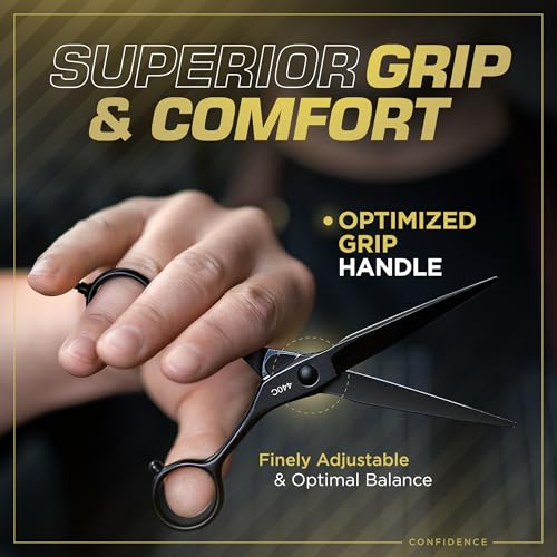 Fagaci 4.5” Hair Cutting Scissors - Professional 440C Steel Shears