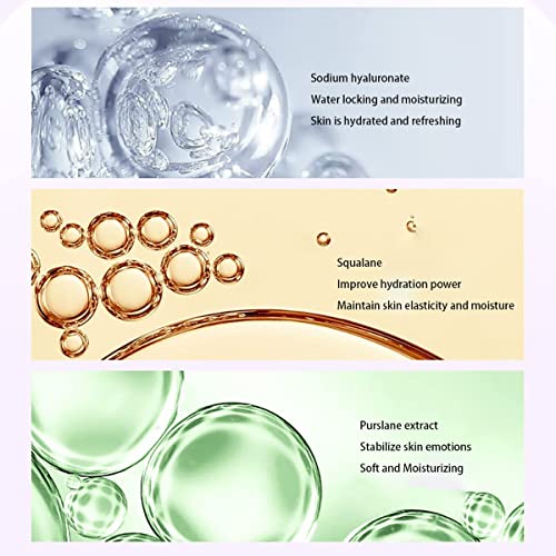 2Pcs Pore Primer,Skin Tone Correcting Facial Serum,One Step Face Makeup Primer,Isolation Cream Invisible Pore,Cover Acne Marks,Oil Control Moisturizing Essence Concealer Foundation