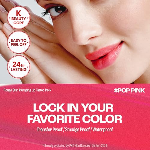 MAXCLINIC Rouge Star Plumping Lip Tattoo - 24HR Waterproof Lip Stain