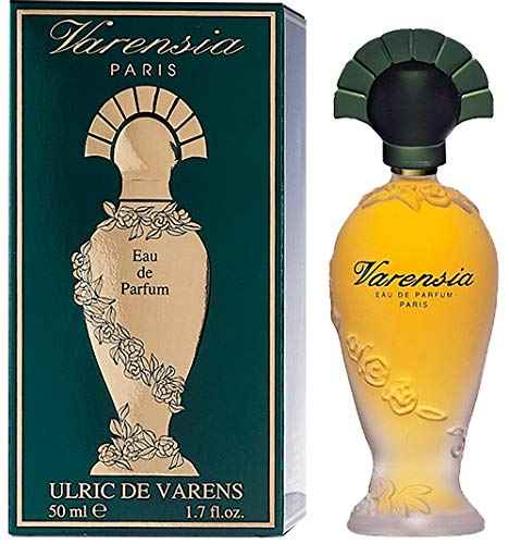 Ulric De Varens VARENSIA - Eau De Parfum for Women 2pcs Set- Earthy, Fruity, Floral Scent - Notes of Lotus Flower, Clove Raspberry, & Vanilla- Fruity & Floral- 1.7 Fl Oz + 4 Fl Oz Deodorant Spray