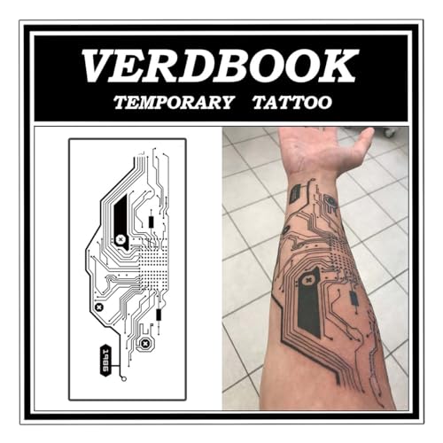 Waterproof Semi-Permanent Tattoos – 2-Sheet Kit, 7-15 Days Wear