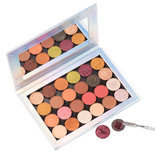 56Pcs Metal Stickers for Magnetic Makeup Palette + Spatula