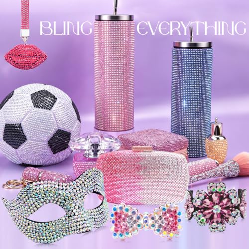 80000Pcs 3/4/5/6mm Resin Jelly Rhinestones for Bedazzling, 36 Colors