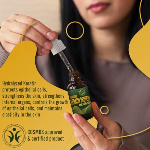 Hydrolyzed Keratin Protein 30ml - Hair Strengthening & Repair