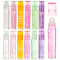 12pc Roll-On Lip Gloss Set for Kids – Fruity Flavors, Non-Toxic