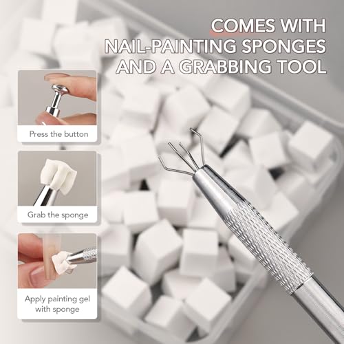 GAOY Ombre Gel Nail Polish Kit - 9 Colors Gradient & Aura Nail Art Set