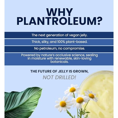 Beesaluxe Plantroleum | Next-Gen Plant-Powered Jelly | No Petroleum Needed | All-Purpose Moisturizer & Skin Protectant (2 Ounce)