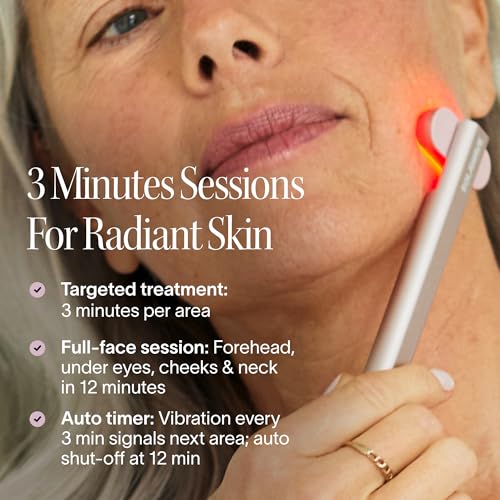 Solawave 4-in-1 Red Light Therapy Wand - Face & Neck
