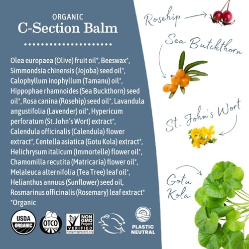 Earth Mama Organic C-Section Scar Balm 1 oz