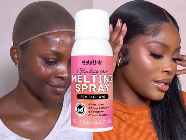 Dolahair Lace Front Wig Kit with Glue & Melting Spray