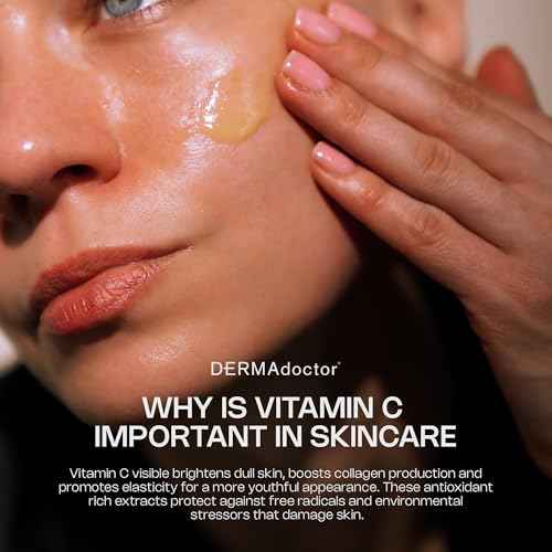 DERMAdoctor Retinol Cream for Face - Stabilized Vitamin C, Vitamin E, Ferulic Acid Anti Aging Face Cream 1% Retinol Facial Moisturizer Night-Cream for Dullness, Discoloration, Fine Lines, & Wrinkles