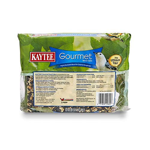 Kaytee Wild Bird Gourmet Seed Cake, 2 Pound, 6 Pack