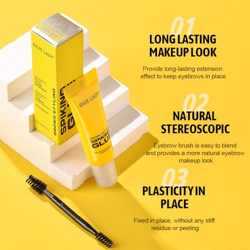Eyebrow Setting Gel - Waterproof Long-Lasting Brow Fix, Pack of 3
