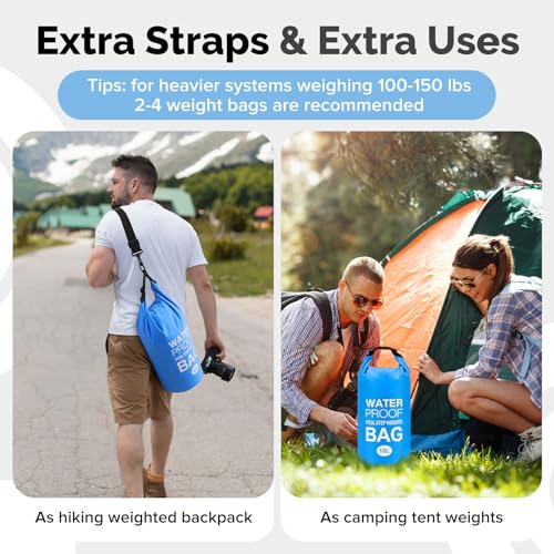 Pool Ladder Weights 2-Pack | 10L Sand Bags for Above Ground Pools