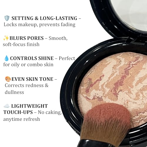 K'APEINE 9-Color Baked Eyeshadow & Foundation Makeup Kit