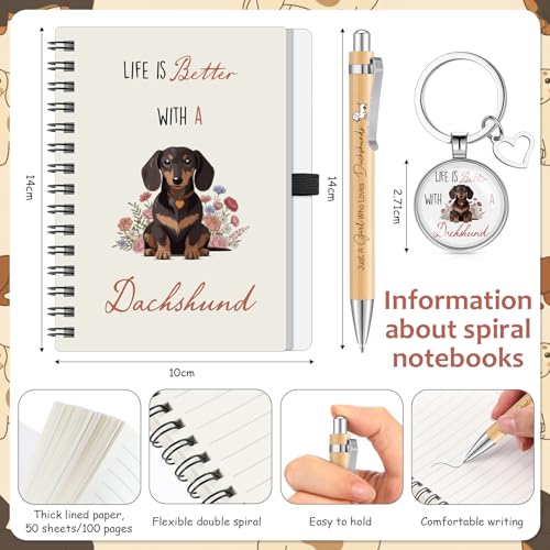 Sadnyy 6pcs Gifts for Women Unique Gift Set with Novelty Socks Makeup Bag Keychain Notebook Tote Bag and Pen Birthday Gifts