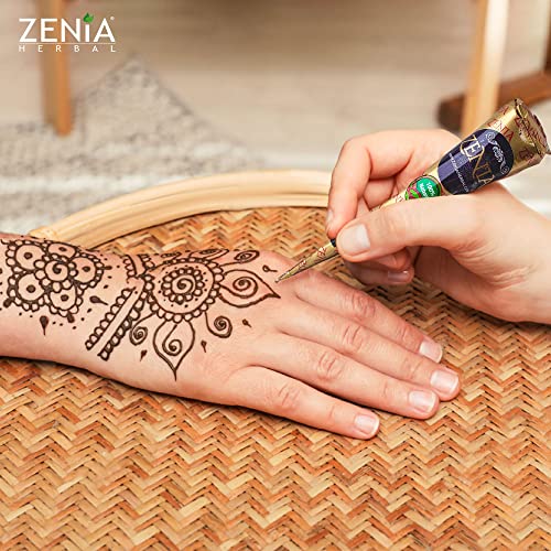 Zenia Natural Henna Paste Cone - Reddish Brown 25g