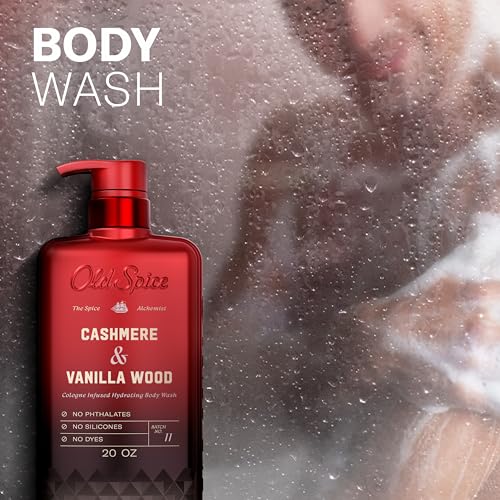 Old Spice Body Wash Cashmere Vanilla Wood 20 oz