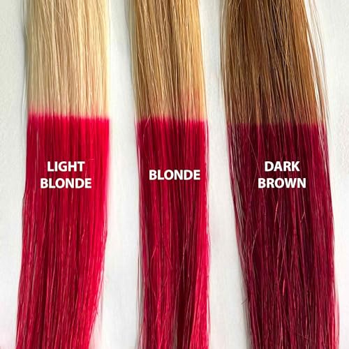 Iroiro Premium Neon Red Semi-Permanent Hair Color 4oz