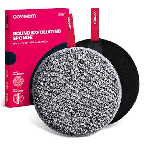 Exfoliating Body Scrubber, Bath and Body Scrub Buffer, Body Exfoliator for Remove Dead Skin, Gentle and Rough Lightweight Sponge for Shower (2 Pack)