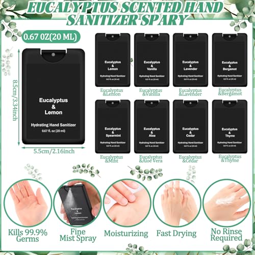 24 Pack Hand Sanitizer Spray Travel Size 20ml Bulk