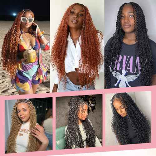 Urbeauty Human Braiding Hair Deep Wave Bulk Human Hair for Braiding, Curly Human Hair for Boho Knotless Braids, Boho Box Braids/Locs/Twist Goddess Gypsy 100% Unprocessed Virgin Human Hair 18 Inch