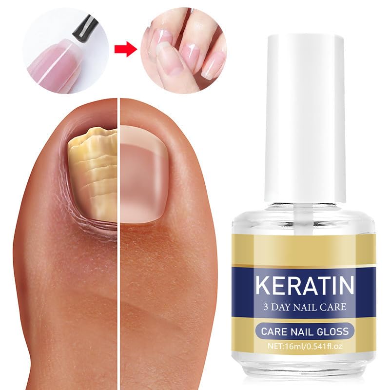 Keratin Nail Care Oil 2-Pack for Dry, Brittle Nails & Cuticles