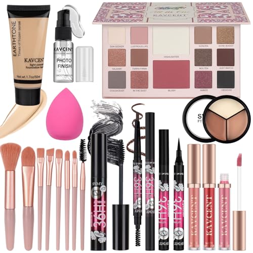 Makeup Kit for Teens & Women - Full Set with Foundation & Eyeshadow