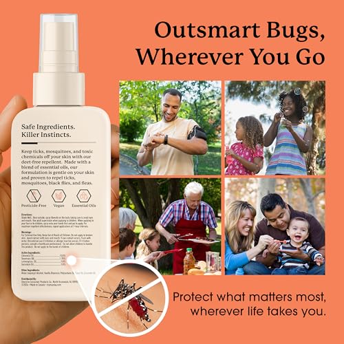 MAYDAY Tick & Mosquito Repellent – DEET-Free, 3.4 oz
