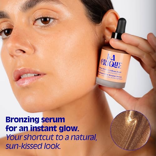 La Crique Bronzing Face Serum - Hydrating Glow Drops, 1 fl oz
