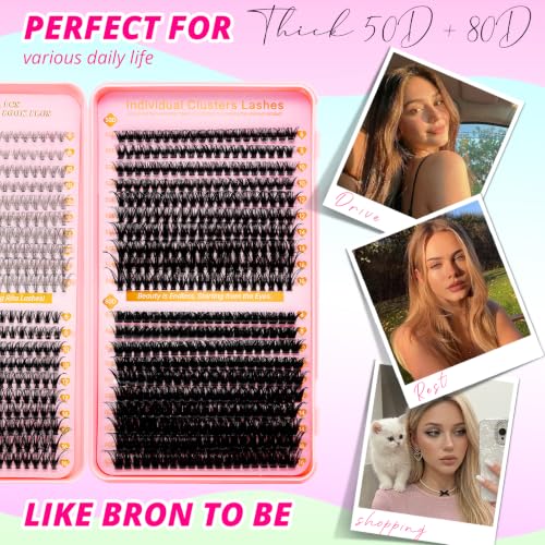 RITALASH DIY Lash Extension Kit 800pc Clusters 8-16mm