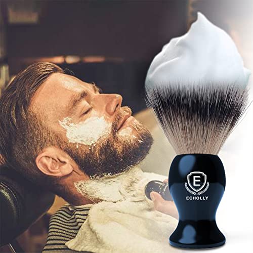 ECHOLLY Luxury Shaving Brush for Men 110x55mm Synthetic Bristle No Shedding