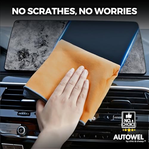 AUTOWEL Car Drying Towels 2-Pack – 500 GSM Microfiber