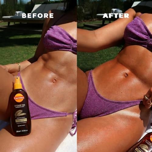 Carroten Tanning Oil Spray 6.7 oz Deep Sunbathing Moisturizing Sun Oil