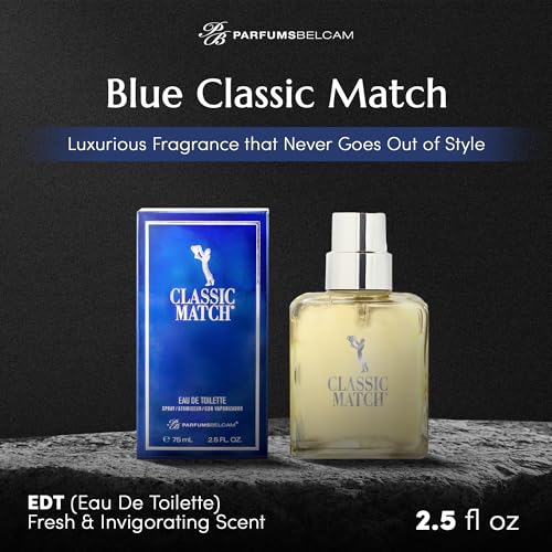 PB ParfumsBelcam Blue Classic Match Eau de Toilette for Men