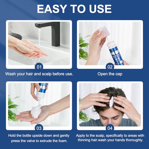 5% Minoxidil Foam with Biotin – Hair Growth Treatment for Men & Women