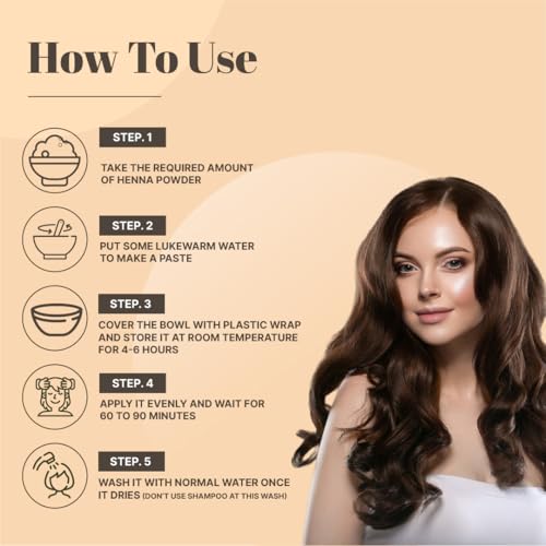 Just Jaivik Organic Henna Powder for Hair – 227g