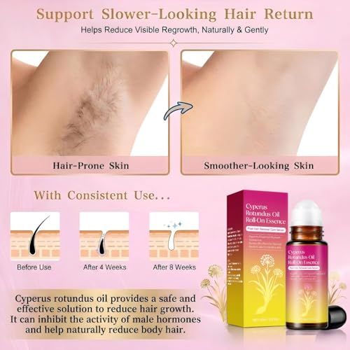 ZIIDII Cyperus Rotundus Oil Roll-On for Hair Growth Inhibition