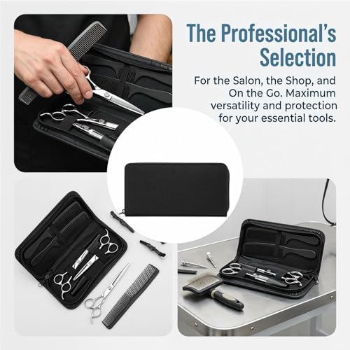 Professional Hair Scissors Case - Portable Organizer for Stylists