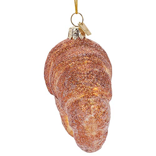 Noble Gems Croissant Glass Christmas Tree Ornament NB1551