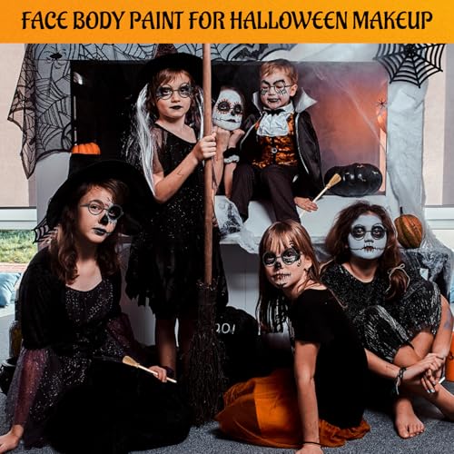 Clown Makeup Kit - 13 Piece Oil-Based Face Paint Set